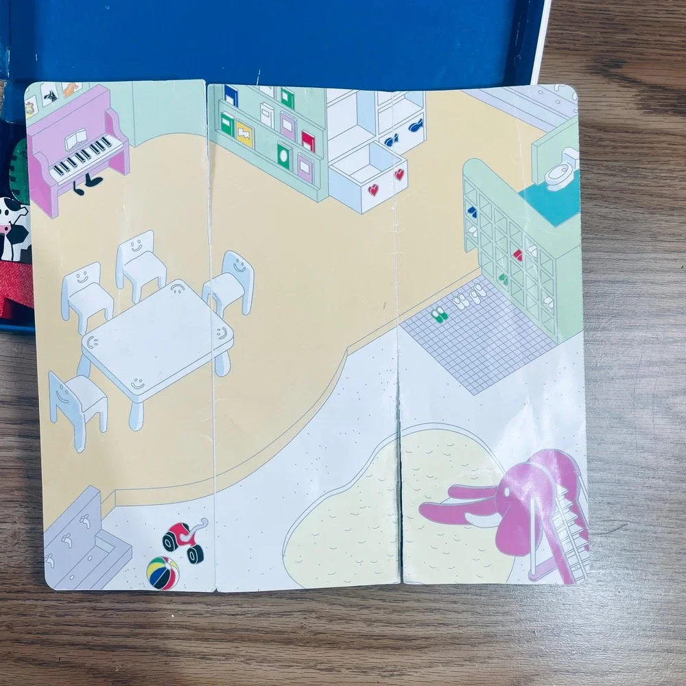 Benesse Kodomo Animal‎ Wooden Blocks Set Educational Preschool Toy